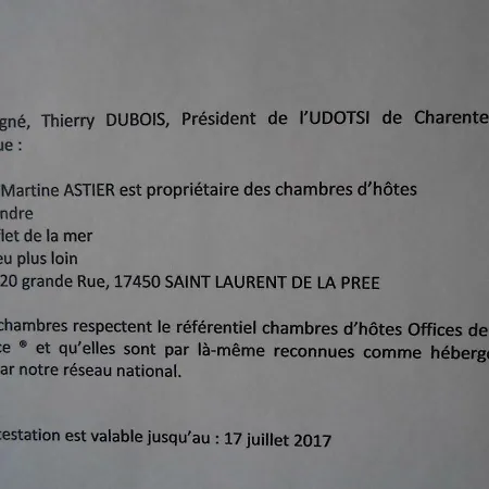 Bed & Breakfast La Roche Bleue 3*